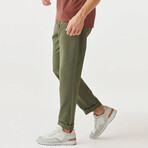 Passage Pant // Olive (30"W x 31"L)
