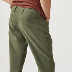 Passage Pant // Olive (30"W x 31"L)