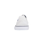 Clipper Sneaker // White + Peacoat Blue (US: 9)