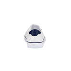 Clipper Sneaker // White + Peacoat Blue (US: 9)