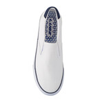 Clipper Sneaker // White + Peacoat Blue (US: 9)