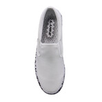 Clipper Splash Sneaker // White + Black (US: 11)