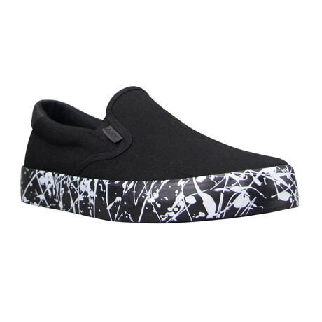 Clipper Splash Sneaker // Black + White (US: 7)