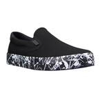 Clipper Splash Sneaker // Black + White (US: 11)