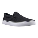Clipper Denim Sneaker // Charcoal + White (US: 11)