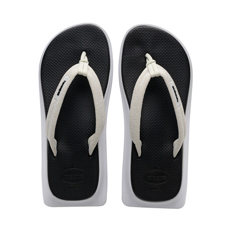 Tradi Zori Sandal // Black + White (Men's US Size 12/13)