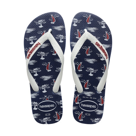 Top Nautical Sandal // Navy + White (Men's US Size 7/8)