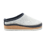 Yona House Slipper // Gray + Navy (Euro: 44)