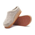 Adler House Slipper // Brown + Beige (Euro: 41)