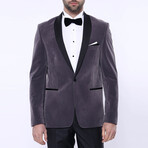 Kamari Slim Fit Blazer // Gray (Euro: 52)