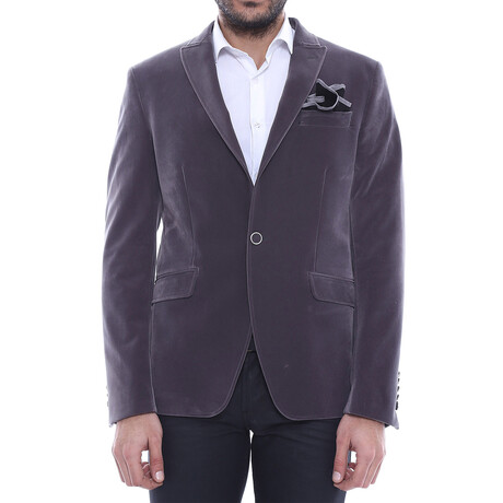 Kameron Slim Fit Blazer // Smoked (Euro: 44)
