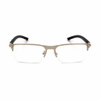 Men's NE50013U Optical Frame // Shiny Rhodium