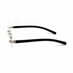 Men's NE50012U Optical Frame // Matte Rhodium