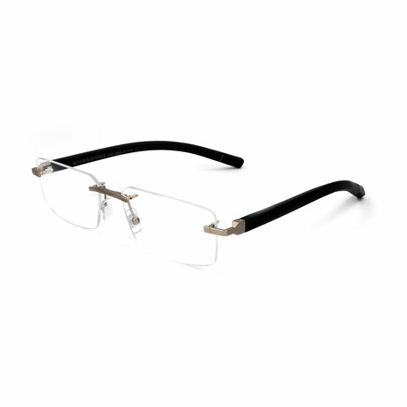 Men's NE50012U Optical Frame // Matte Rhodium