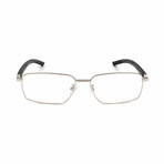 Men's NE50007U Optical Frame // Shiny Rhodium