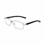 Men's NE50007U Optical Frame // Shiny Rhodium