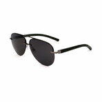 Men's NE40002U Polarized Sunglasses V1 // Shiny Light Ruthenium
