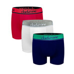 John Boxers // Pack of 3 // Red + White + Blue (Small)