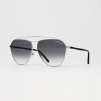 Tom Ford // Unisex FT0681S Sunglasses // Silver + Gray Gradient