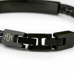 Canwood Black Leather Bracelet // Black