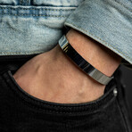 Agassiz Steel Bracelet // Silver