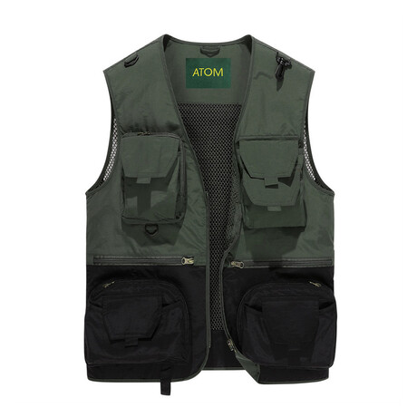 Wade Vest // Military Green (XS)