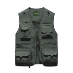 Rene Vest // Military Green (4XL)
