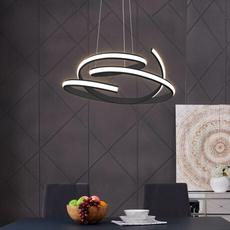 Oslo LED Chandelier (Black)