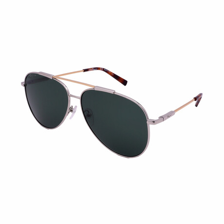 Unisex SF265-723 Aviator Sunglasses // Dark Ruthenium + Gray