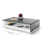 Billy // Modern Glass Coffee Table