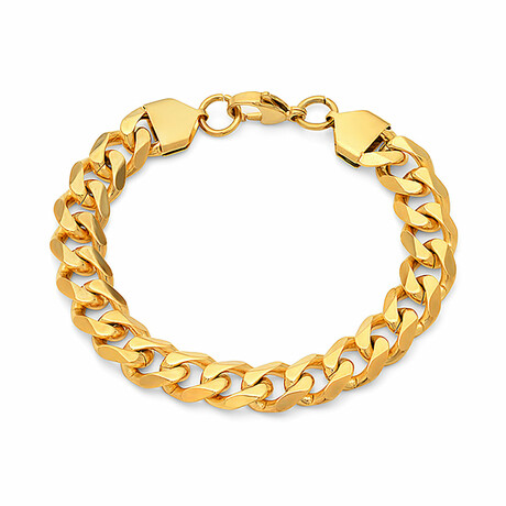 18K Gold Plated Stainless Steel Bracelet V2 // Yellow
