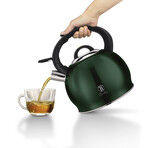 Stainless Steel Kettle // 3.2 qt (Burgundy)