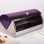 Bread Box + Metallic Door // Purple Collection (Black Rose)