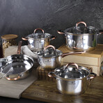 Stainless Steel Cookware Set // 10pcs