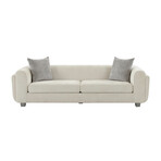 Upholstered Sofa + Set of 2 Pillows // Tuscany Collection