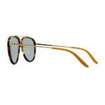Men's GG0662S Sunglasses V3 // Havana + Gold