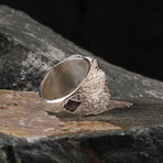 Faceted Amethyst Gemstone Ring V2 (7.75)