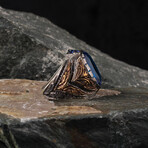 Blue Zircon Gemstone Ring (7.5)