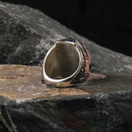 Blue Zircon Gemstone Ring (7.5)