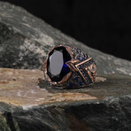 Dark Blue Zircon Gemstone Ring V2 (8)
