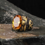 Citrine Gemstone Ring (7.25)