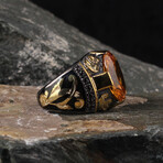 Citrine Gemstone Ring (7.25)
