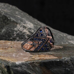 Dark Blue Zircon Gemstone Ring V2 (8)
