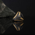 Onyx Gemstone Ring (7.25)