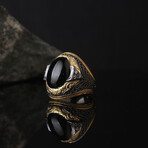 Onyx Gemstone Ring (7.25)