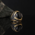 Onyx Gemstone Ring (7.25)