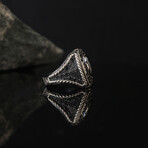White + Black Zircon Ring (7)