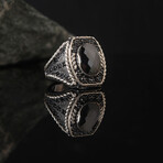 White + Black Zircon Ring (7)
