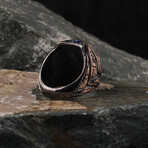 Dark Blue Zircon Gemstone Ring V1 (8)