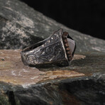 Black Zircon Ring (6.75)